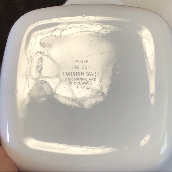 4 Vintage Corning Ware Blue Cornflower Casserole Dish 1 3/4 Cup P-41-B NO LIDS - Picture 2 of 5